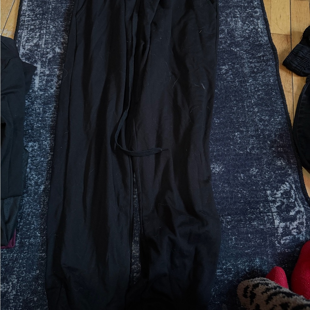Women's Black Drawstring Pants